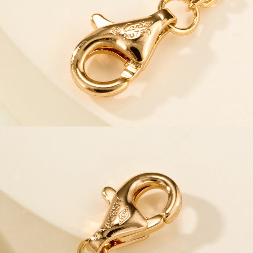 [⭐Novea]LOVE DOUBLE RING FULL DIAMOND BRACELET