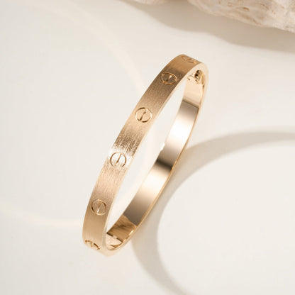 [⭐Novea]LOVE BRACELET 6.1MM BRUSHED