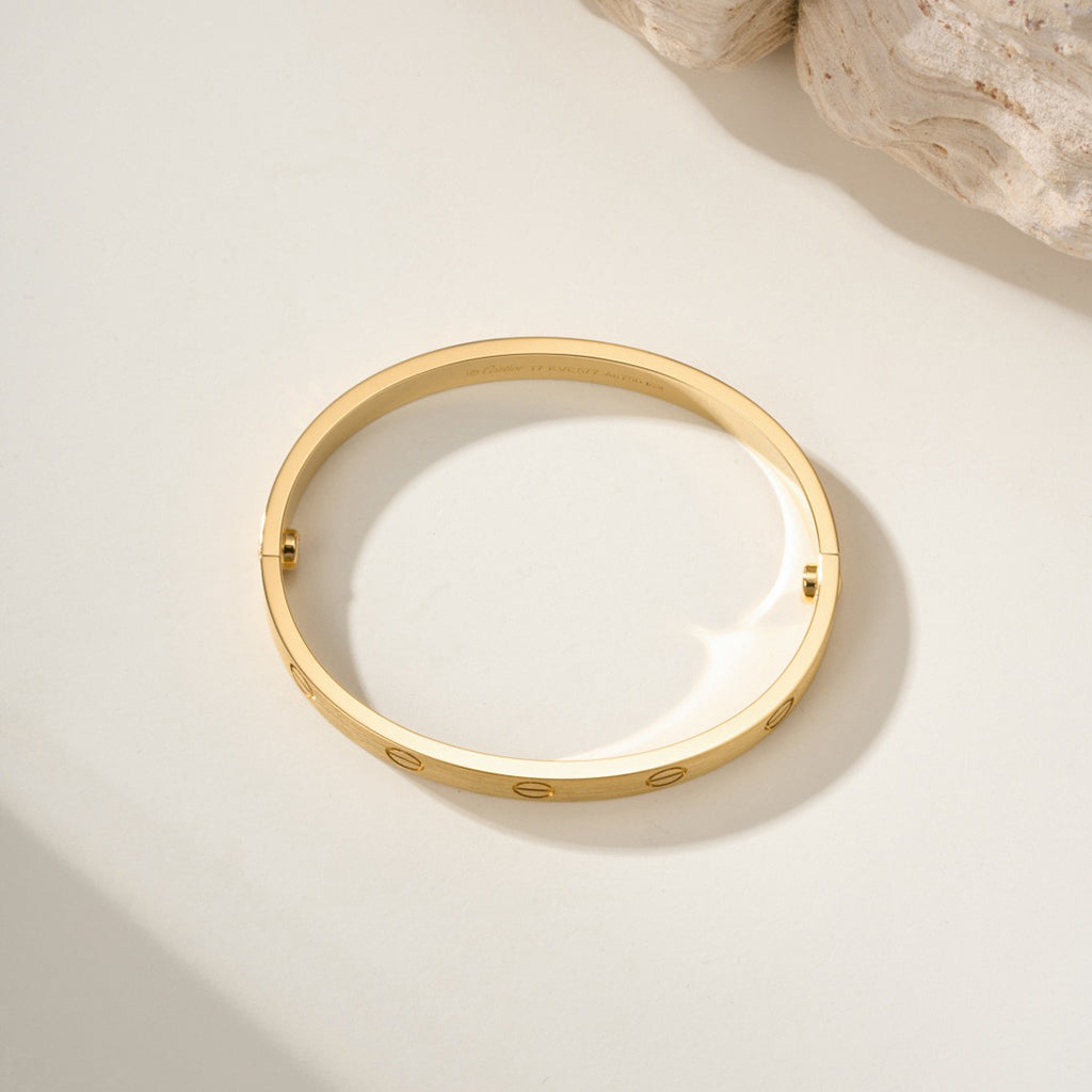 [⭐Novea]LOVE BRACELET 6.1MM BRUSHED