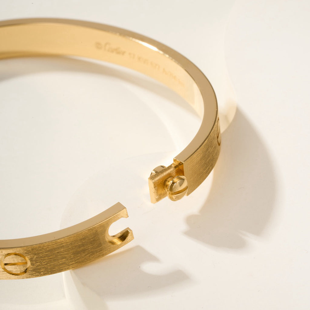 [⭐Novea]LOVE BRACELET 6.1MM BRUSHED