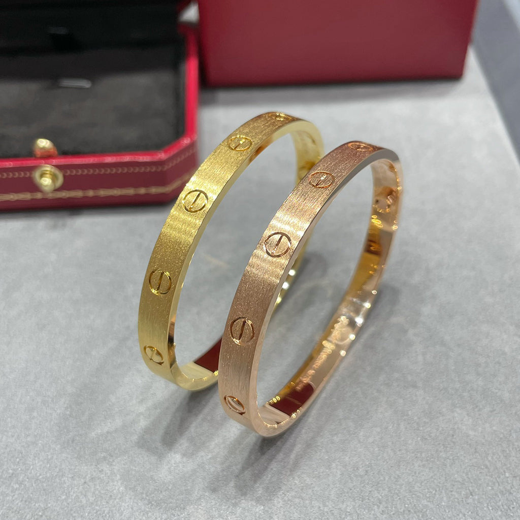 [⭐Novea]LOVE BRACELET 6.1MM BRUSHED