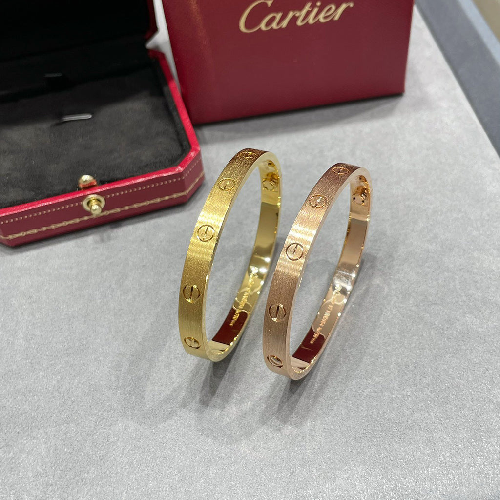 [⭐Novea]LOVE BRACELET 6.1MM BRUSHED