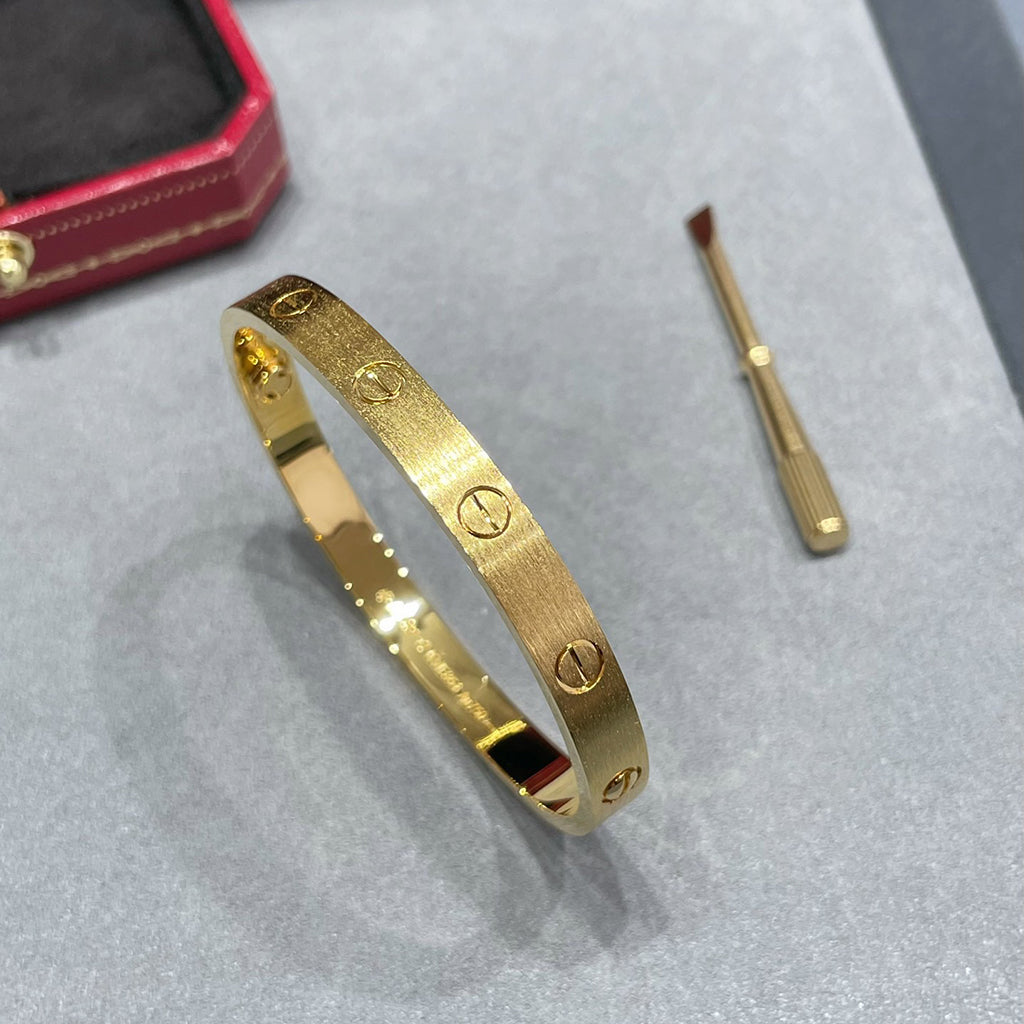 [⭐Novea]LOVE BRACELET 6.1MM BRUSHED