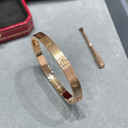 [⭐Novea]LOVE BRACELET 6.1MM BRUSHED