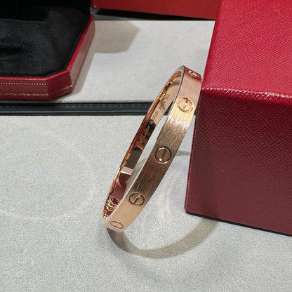 [⭐Novea]LOVE BRACELET 6.1MM BRUSHED