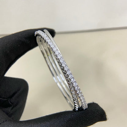 [⭐Novea]ETINCELLE HALF-PAVED DIAMOND BRACELET