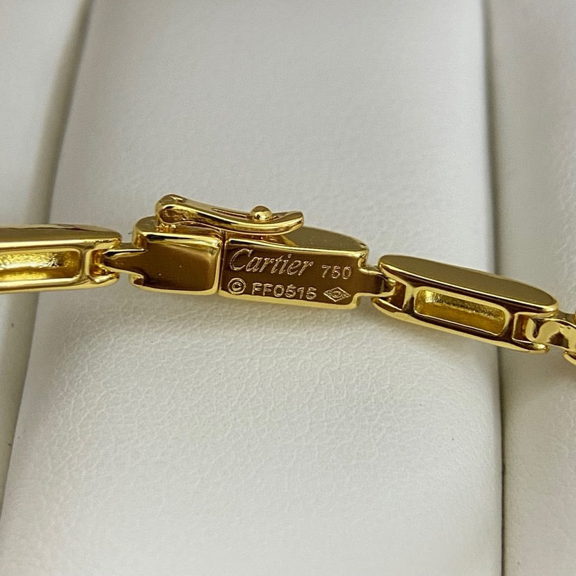 [⭐Novea]PANTHERE HALF DIAMOND ON CHAIN BRACELET