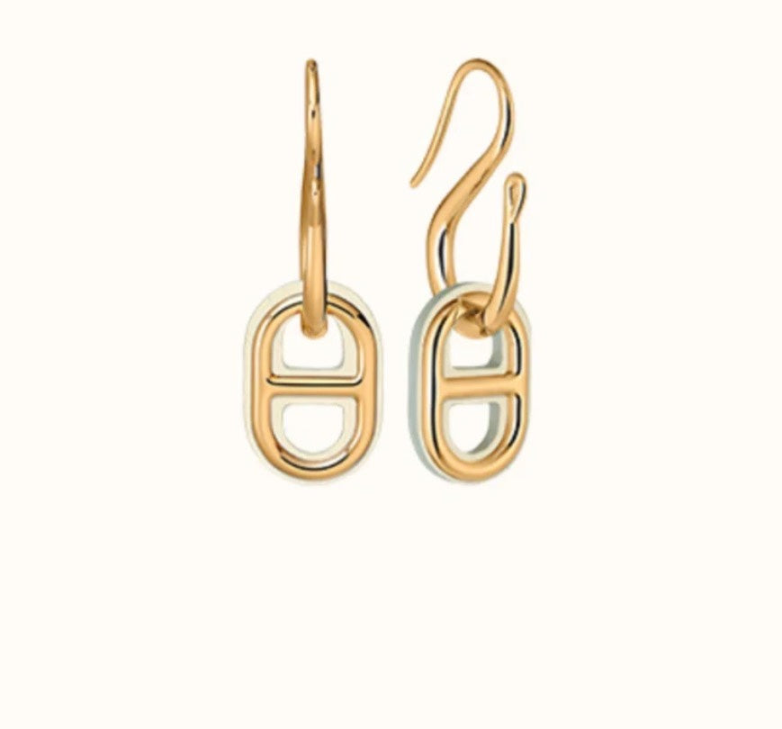[⭐Novea]HM O'MAILLON GOLD EARRINGS