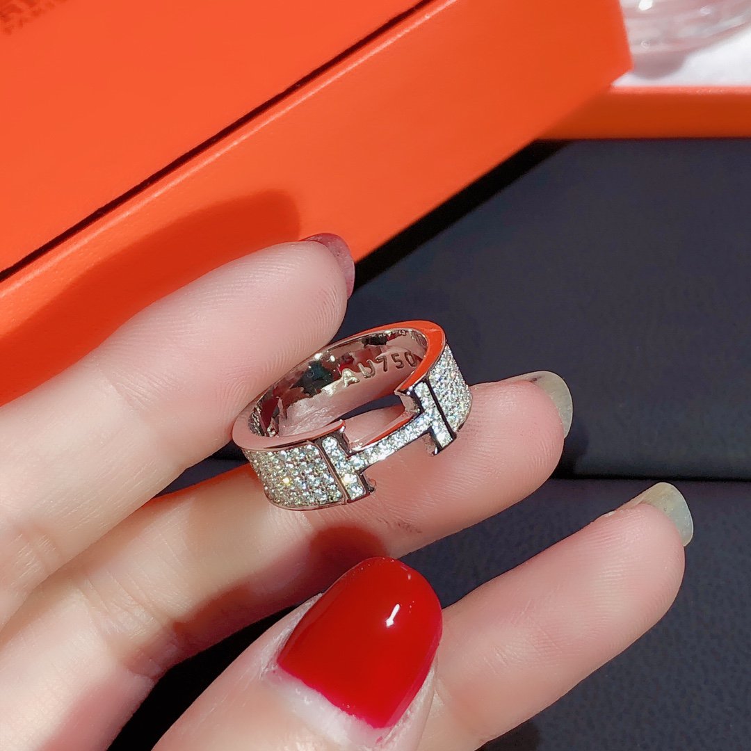 [⭐Novea]H RING FULL DIAMOND