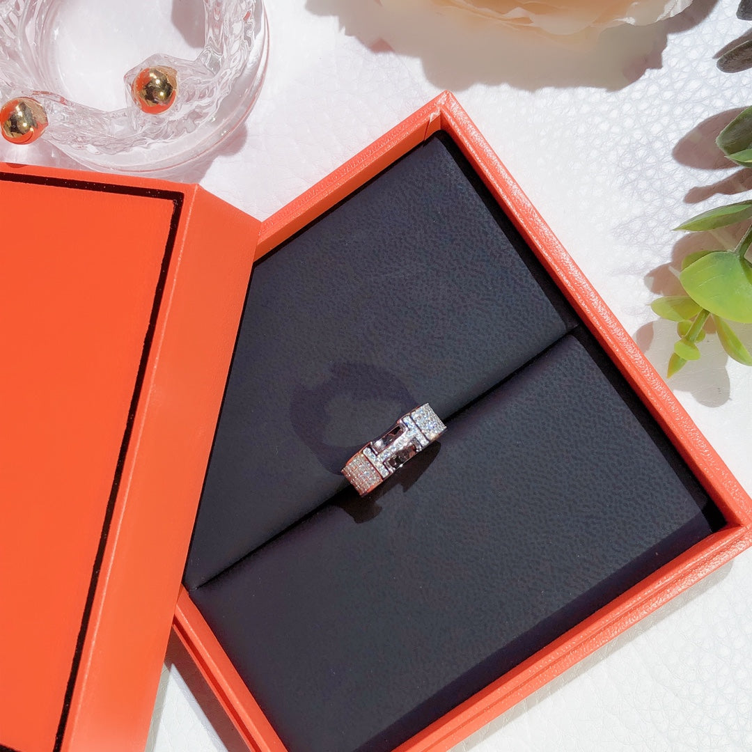 [⭐Novea]H RING FULL DIAMOND