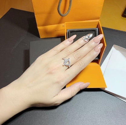 [⭐Novea]ECHAPPEE RING SILVER DIAMOND
