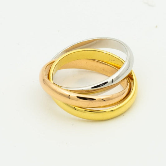 [⭐Novea Jewelry]TRINITY RING GOLD PINK GOLD SILVER
