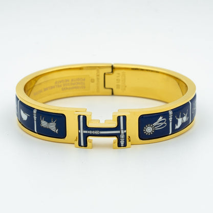 [⭐Novea]H BRACELET BLUE CERAMIC