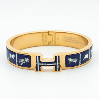 [⭐Novea]H BRACELET BLUE CERAMIC