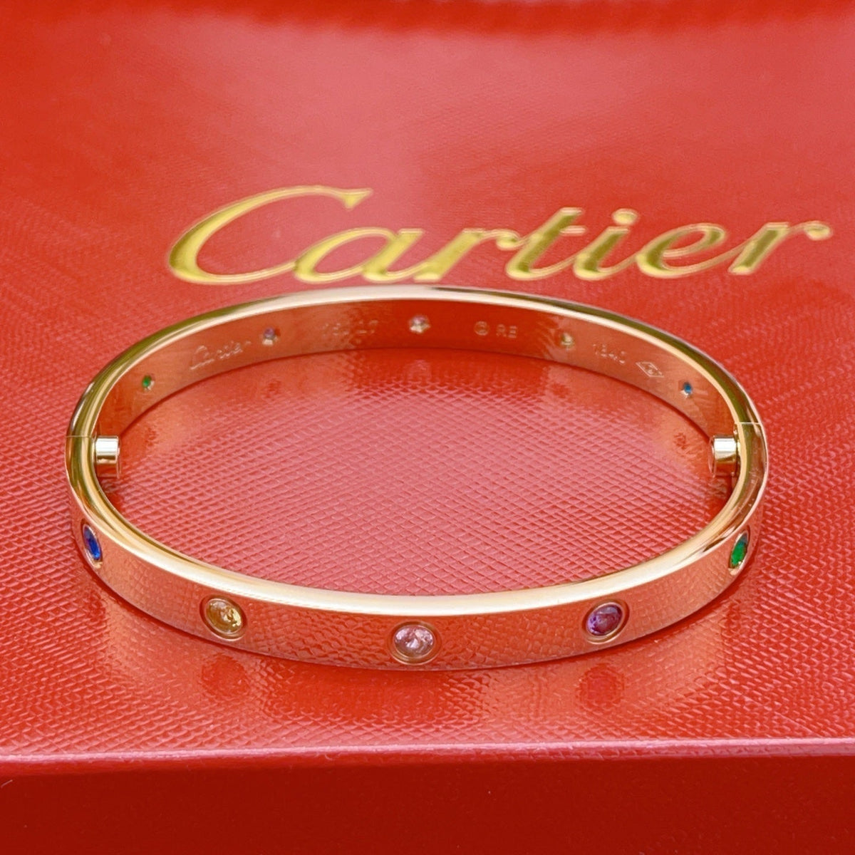 [⭐Novea] 2026 RAINBOW LOVE BRACELET 6.1MM  10 DIAMONDS