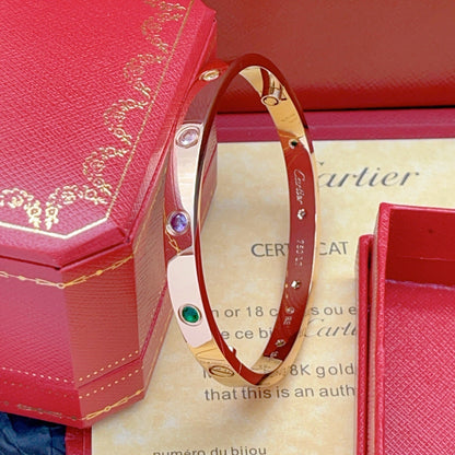 [⭐Novea] 2026 RAINBOW LOVE BRACELET 6.1MM  10 DIAMONDS