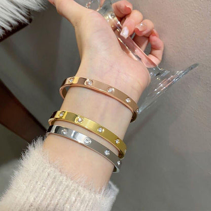 [⭐Novea] 2026 RAINBOW LOVE BRACELET 6.1MM  10 DIAMONDS
