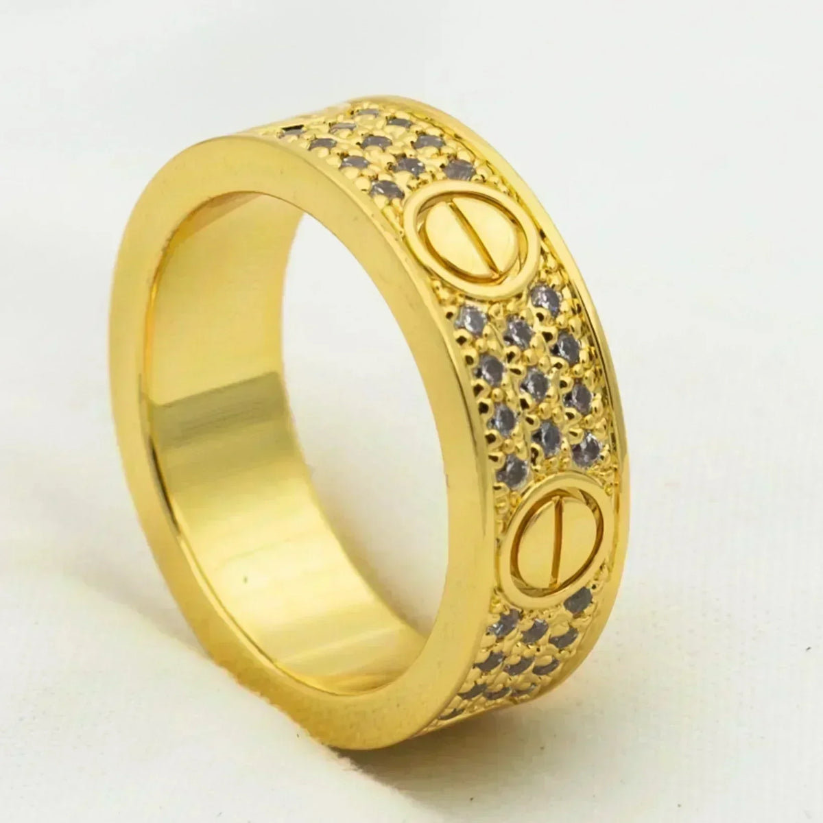 [⭐Novea]LOVE RING 5.5MM DIAMONDS PAVED