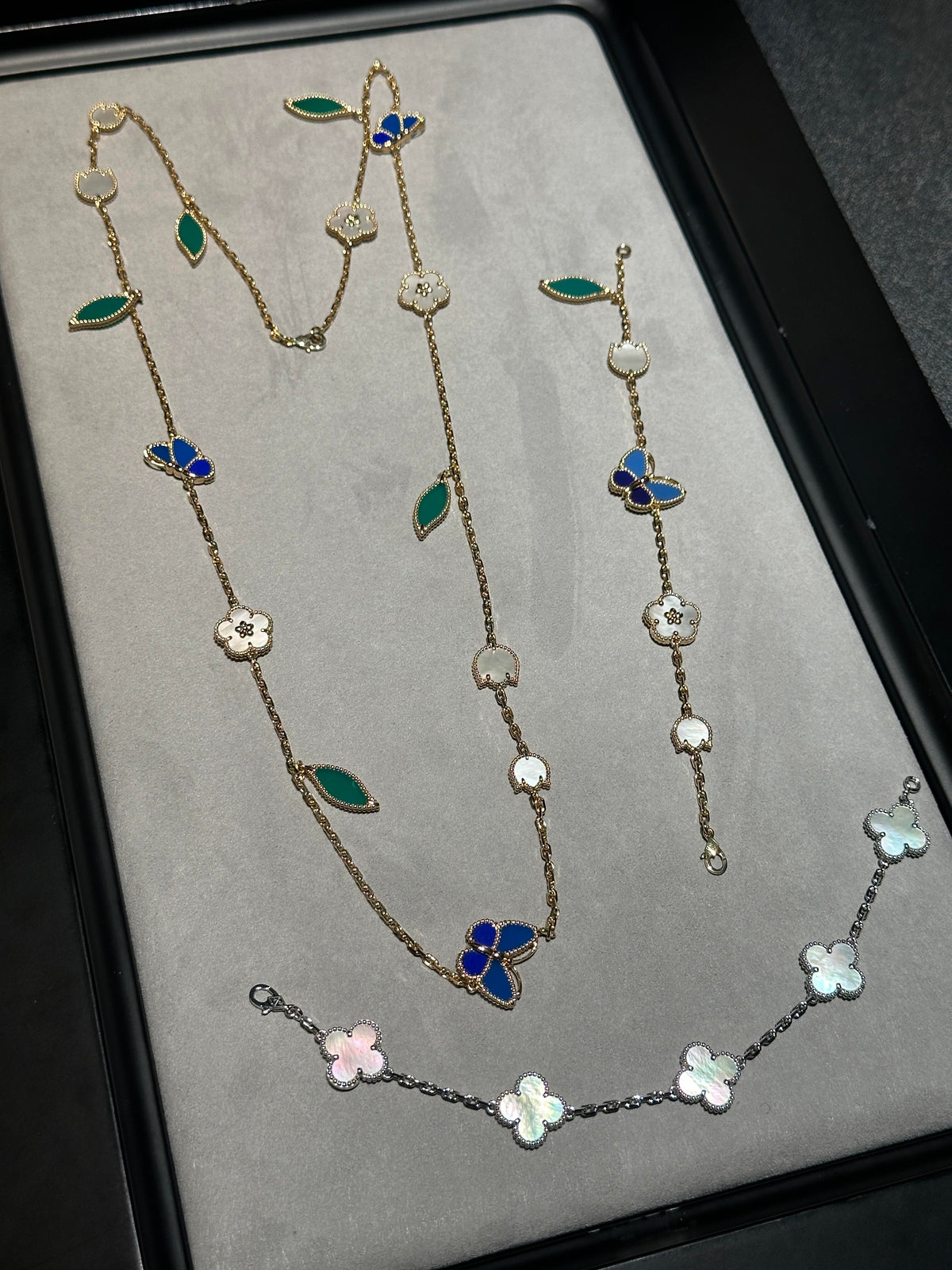 [⭐Novea] 26 NEW CLOVER 15 MOTIFS LUCKY NECKLACE