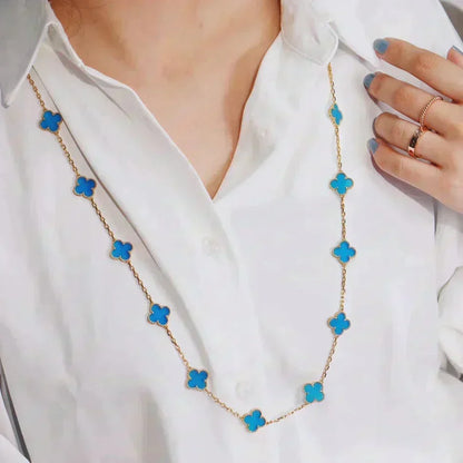 [⭐Novea]CLOVER 20 MOTIFS TURQUOISE GOLD
