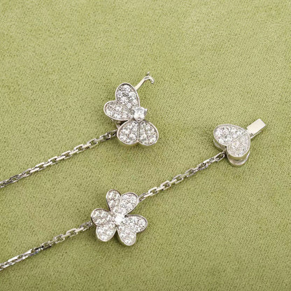 [⭐Novea]FRIVOLE SILVER 9 FLOWERS NECKLACE