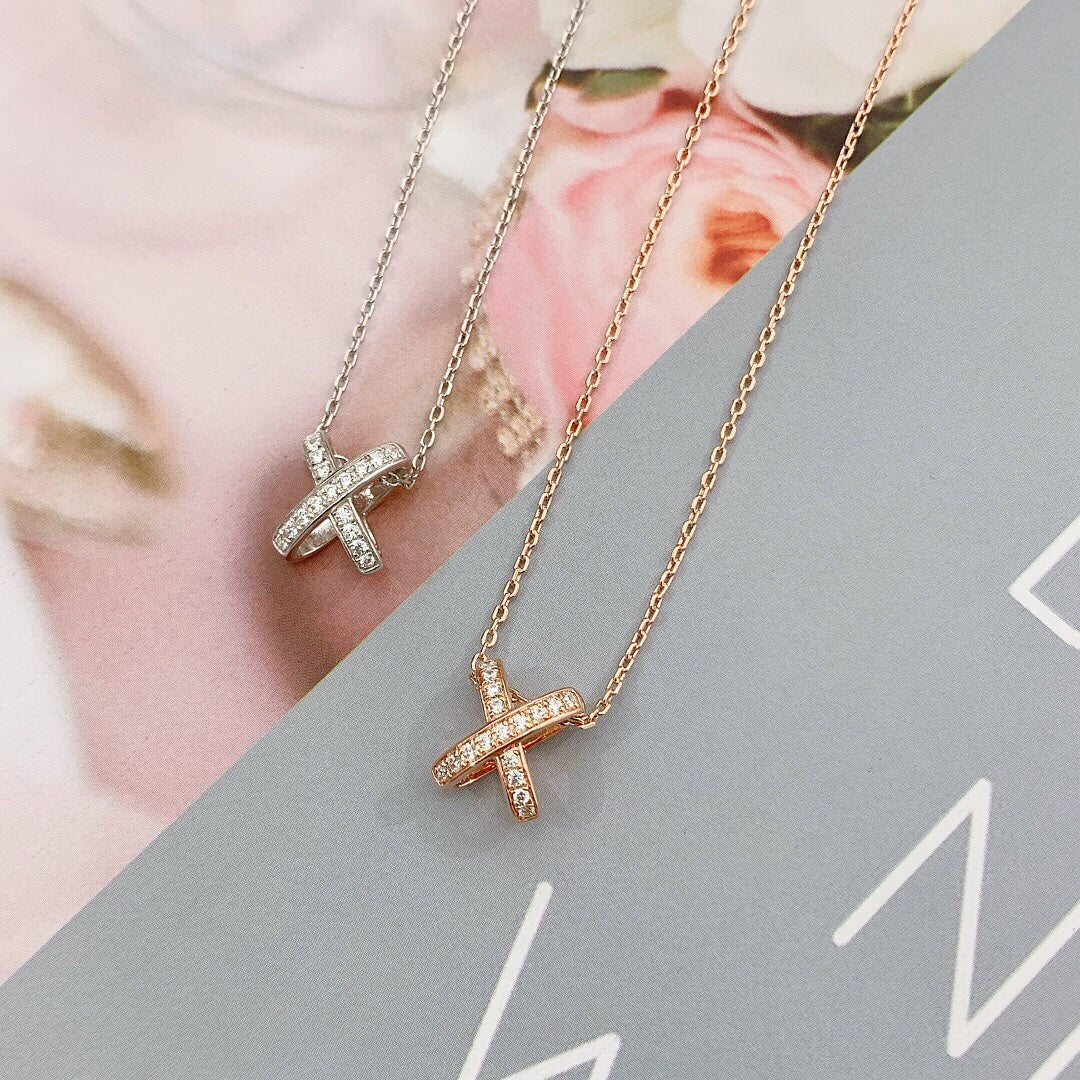 [⭐Novea]JEUX DE DIAMOND NECKLACE