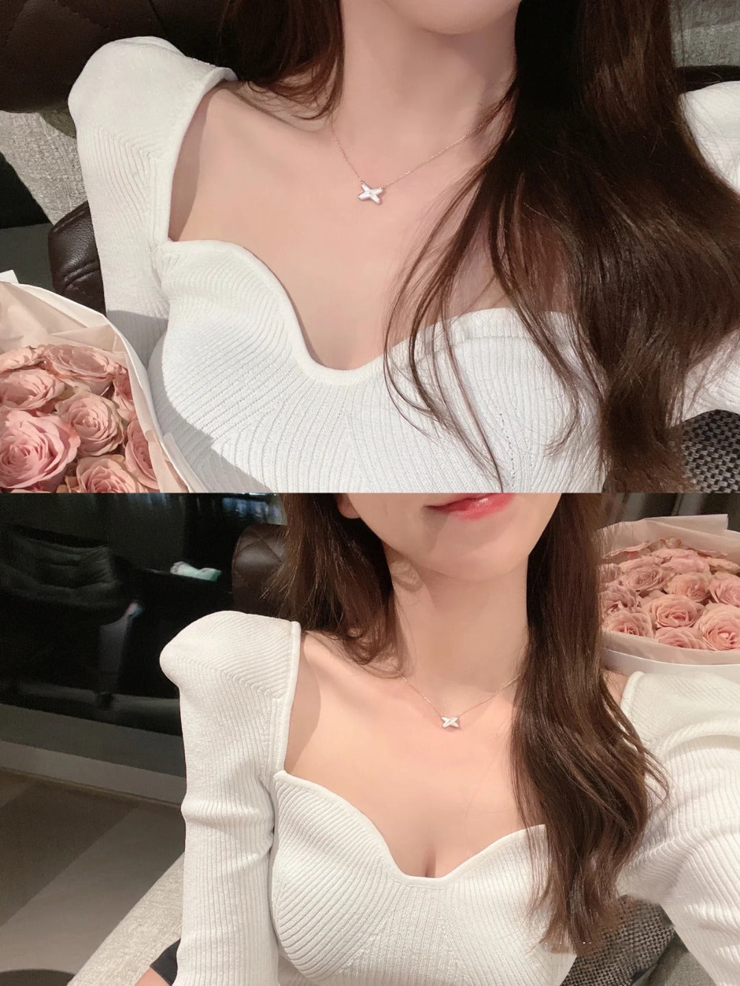 [⭐Novea]JEUX DE NECKLACE 1 DIAMOND