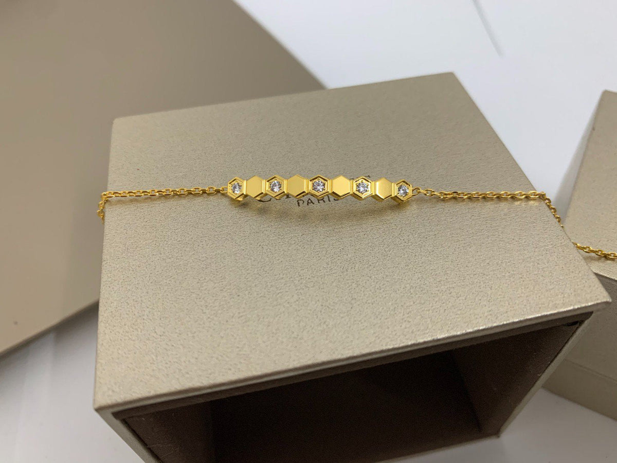 [⭐Novea]BEE LOVE BRACELET DIAMOND
