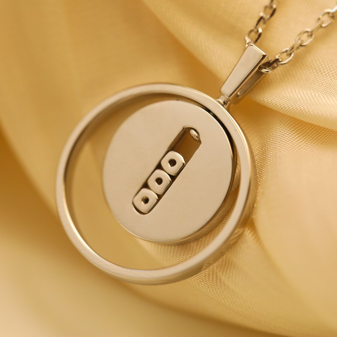[⭐Novea]Demo MOVE MM SILVER DIAMOND NECKLACE