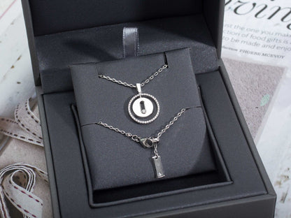 [⭐Novea]Demo MOVE PM NECKLACE SILVER DIAMOND