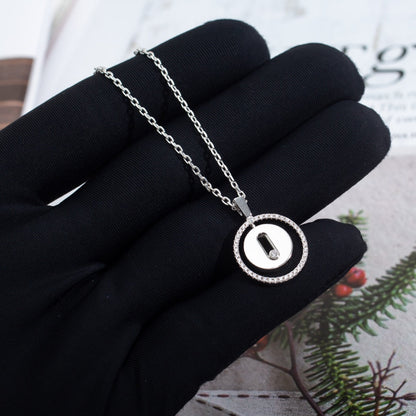 [⭐Novea]Demo MOVE PM NECKLACE SILVER DIAMOND