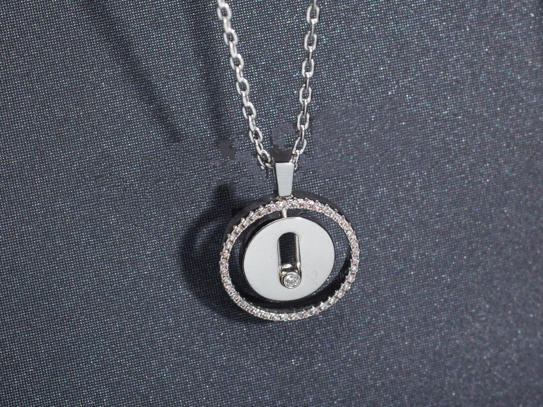 [⭐Novea]Demo MOVE PM NECKLACE SILVER DIAMOND