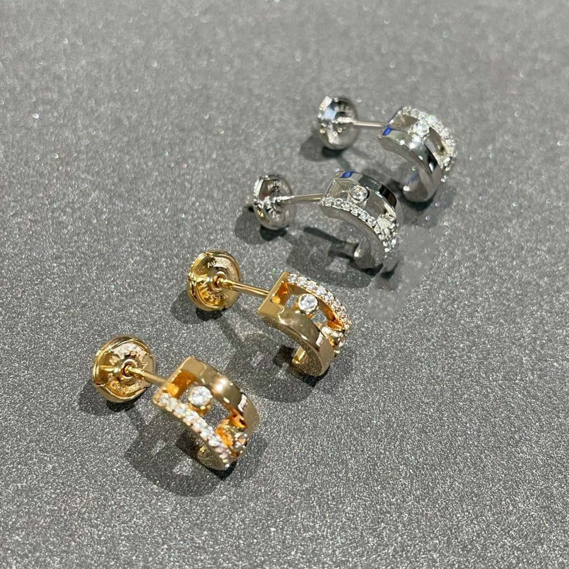 [⭐Novea]MOVE ROMANE EARRINGS DIAMOND