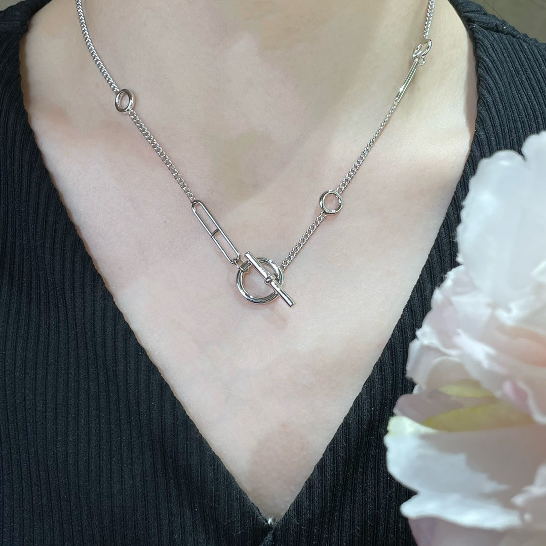 [⭐Novea]HM STERLING CHAINE D'ANCRE HEART