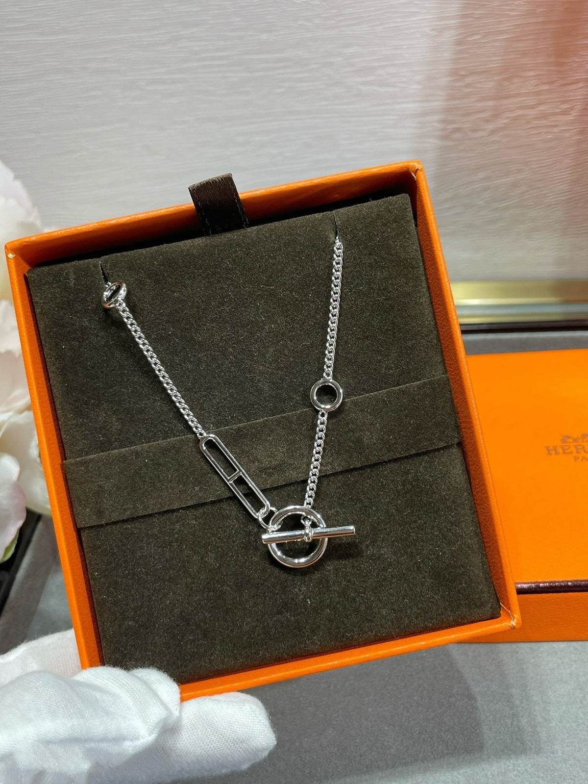 [⭐Novea]HM STERLING CHAINE D'ANCRE HEART
