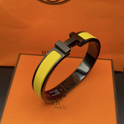 [⭐Novea]CLIC HM SO BLACK YELLOW BRACELET