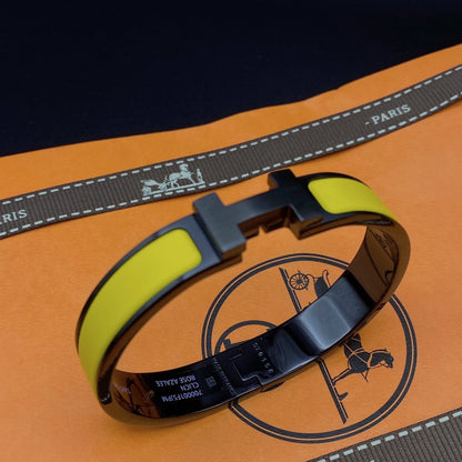 [⭐Novea]CLIC HM SO BLACK YELLOW BRACELET
