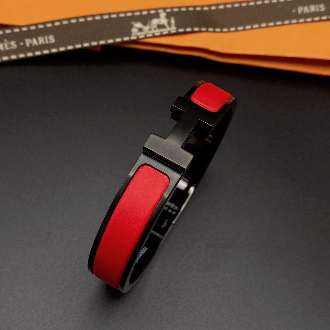 [⭐Novea]CLIC HM SO BLACK RED BRACELET