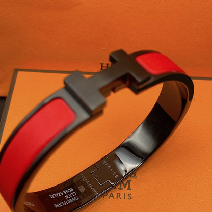 [⭐Novea]CLIC HM SO BLACK RED BRACELET