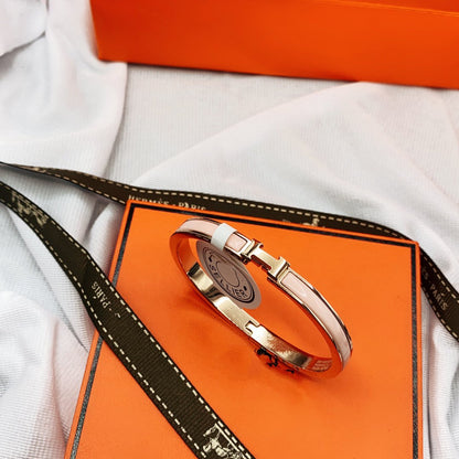 [⭐Novea]CLASSIC HM CLIC  PINK 8MM ENAMEL BRACELET
