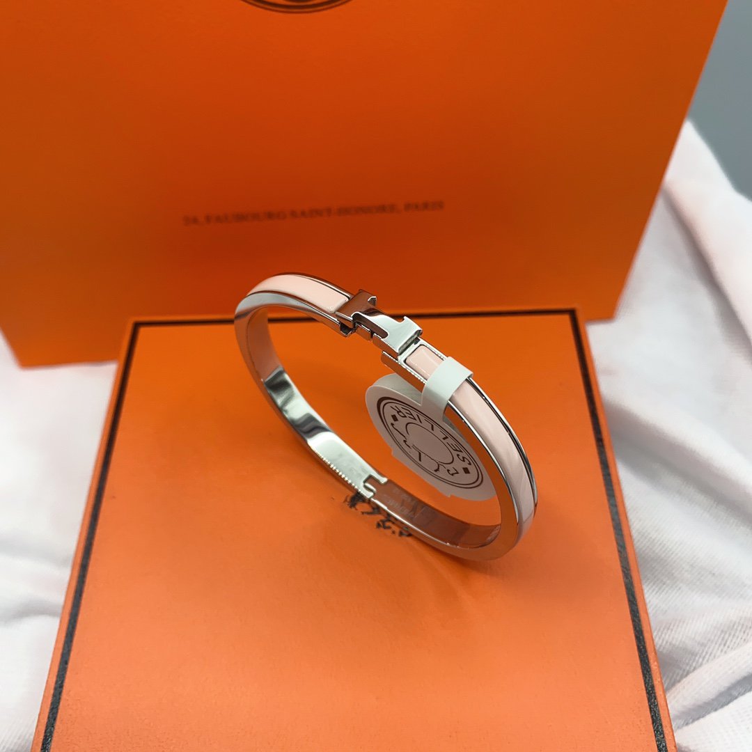 [⭐Novea]CLASSIC HM CLIC  PINK 8MM ENAMEL BRACELET