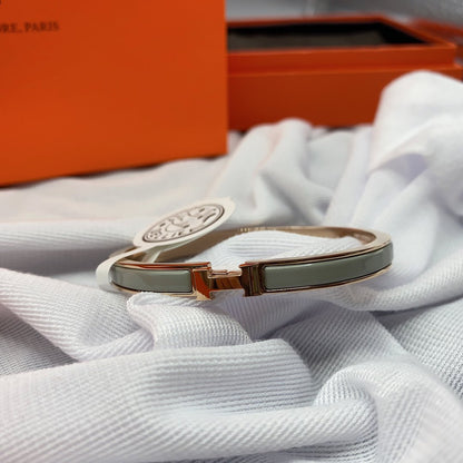 [⭐Novea]CLASSIC HM CLIC GREEN 8MM ENAMEL BRACELET