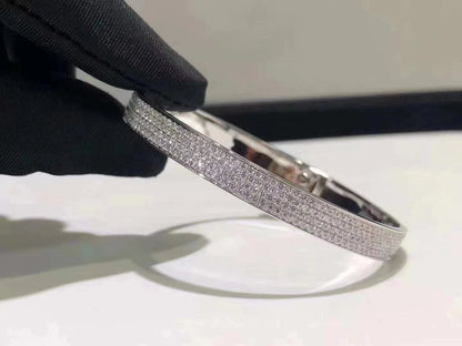 [⭐Novea]HM KELLY BRACELET IN SILVER AND FULL PAVE DIAMOND