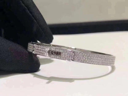 [⭐Novea]HM KELLY BRACELET IN SILVER AND FULL PAVE DIAMOND