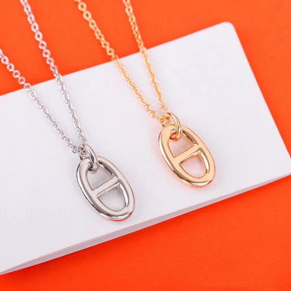 [⭐Novea]HM PIG NOSE NECKLACE