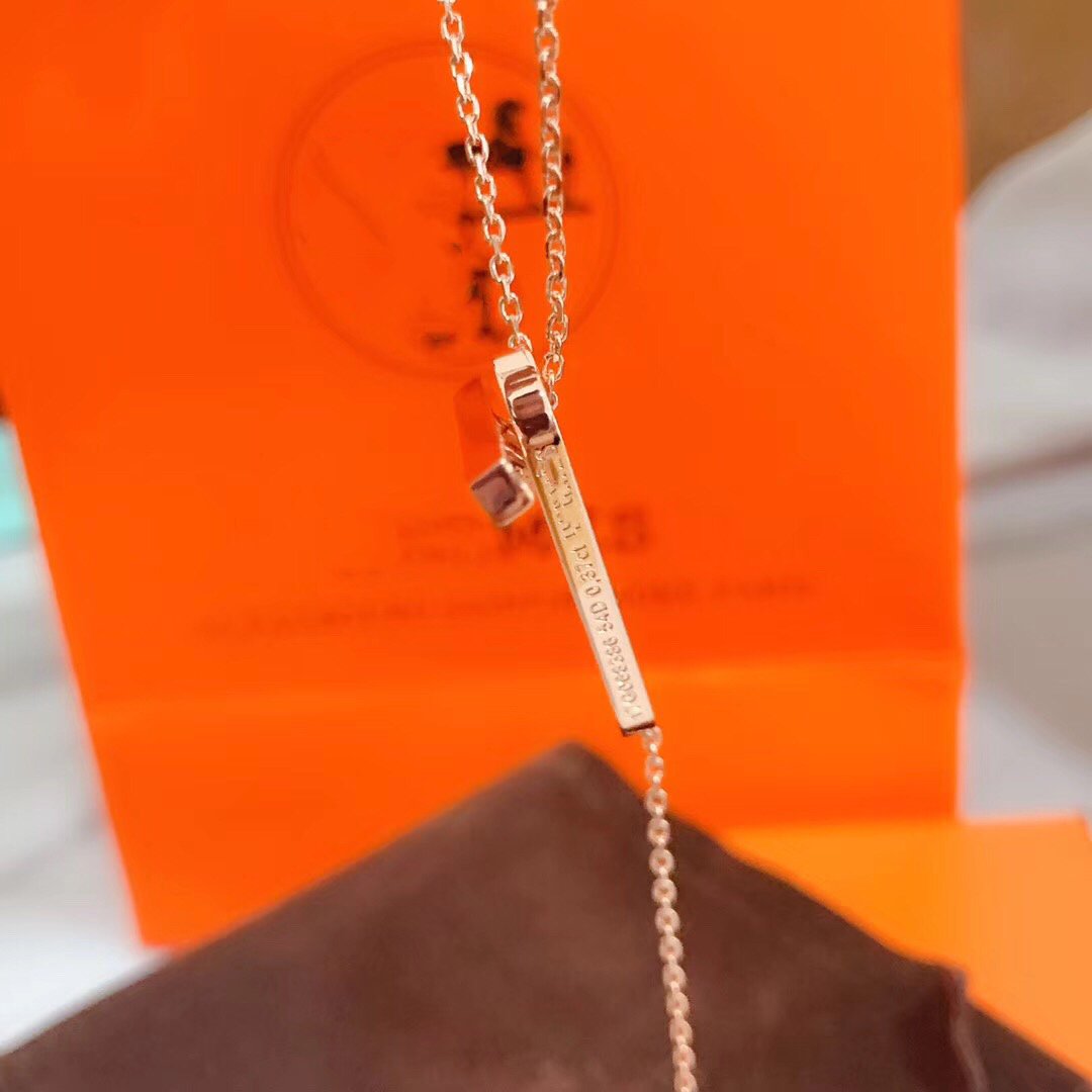 [⭐Novea]HM NECKLACE PLATINUM ROSE GOLD DIAMOND