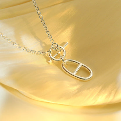 [⭐Novea]HM CHAINE D'ANCRE PENDANT NECKLACE STERLING SILVER