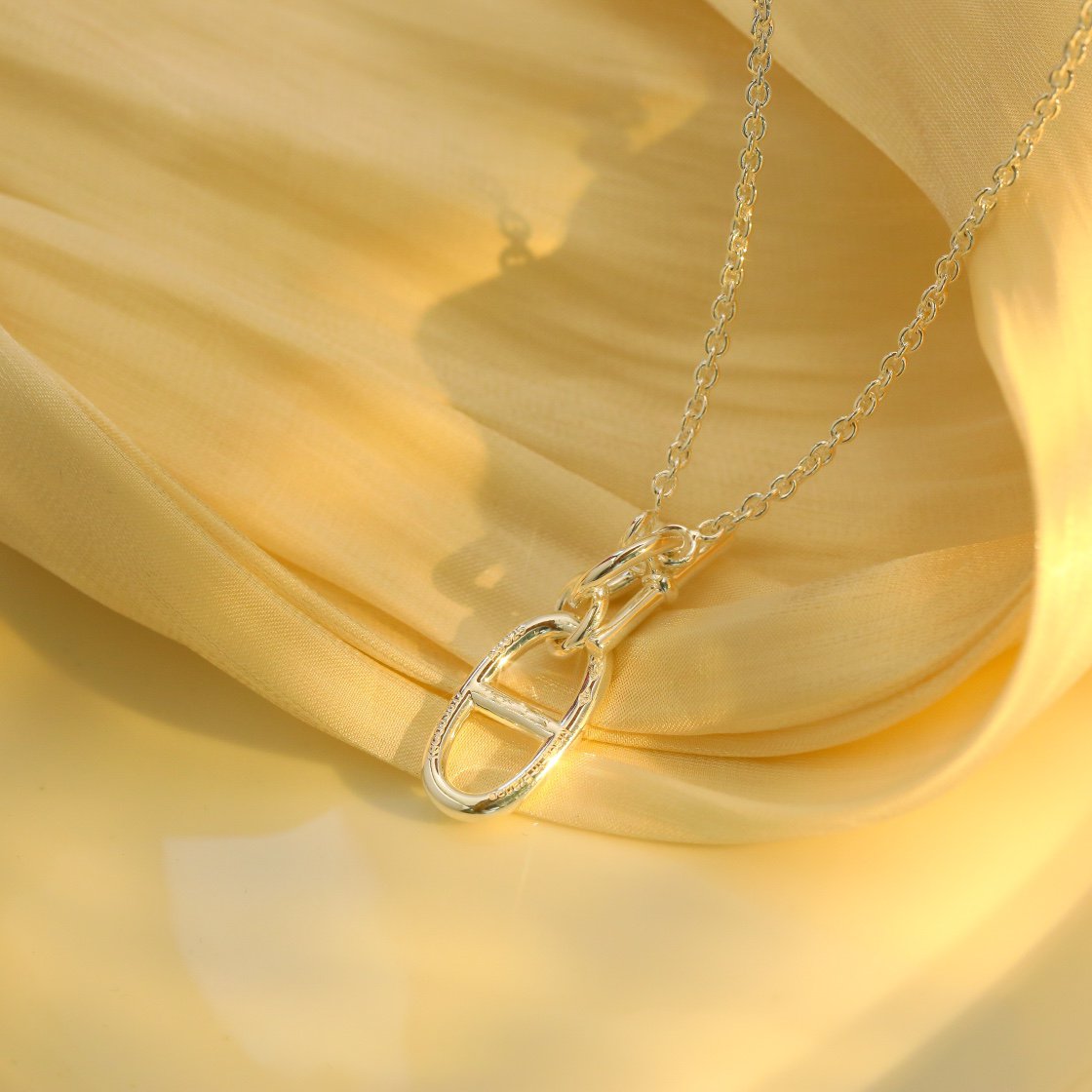 [⭐Novea]HM CHAINE D'ANCRE PENDANT NECKLACE STERLING SILVER
