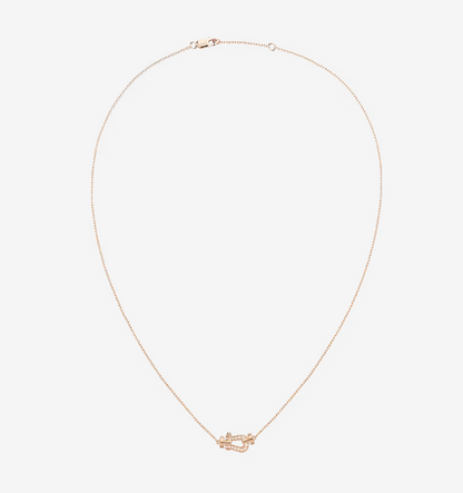[⭐Novea]FORCE 10 DIAMOND PINK GOLD NECKLACE MINI MODEL