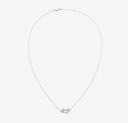 [⭐Novea]FORCE 10 DIAMOND SILVER NECKLACE MINI MODEL